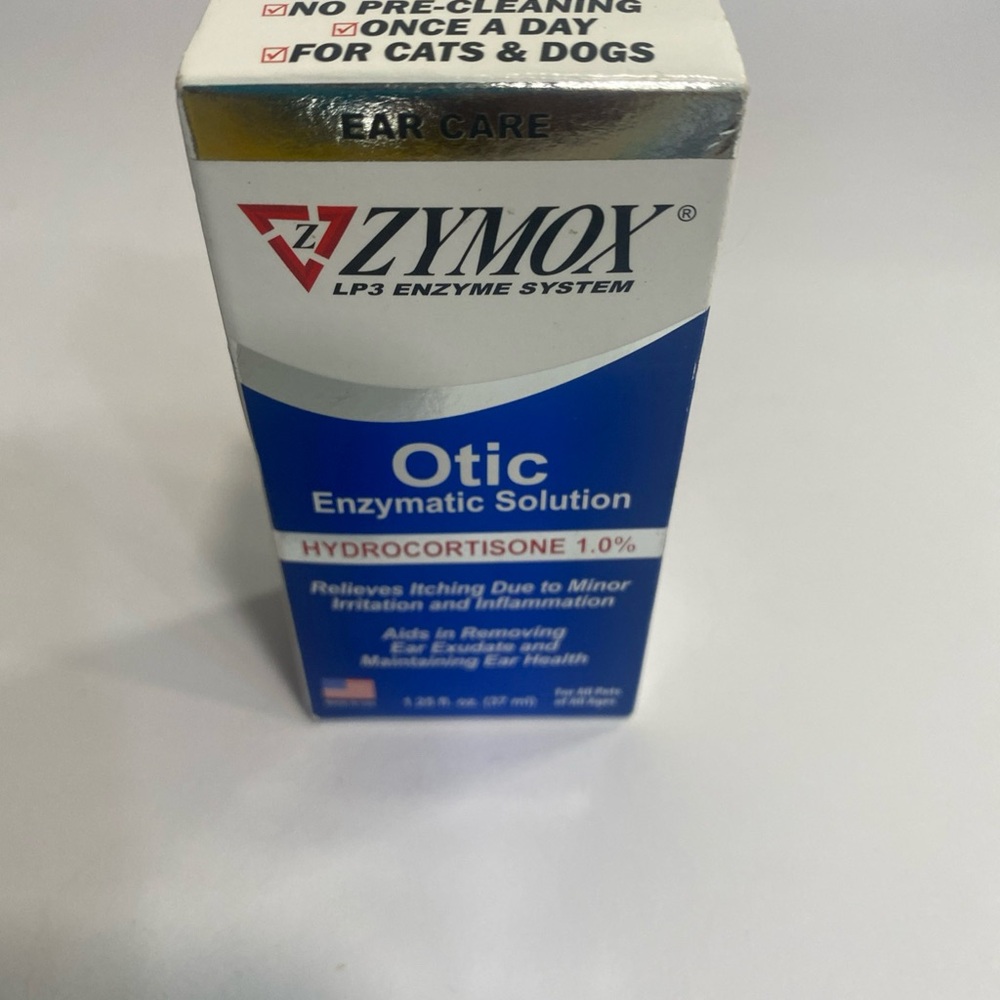 Otic Enzymatic Solution Dogs &Cats, 1% Hydrocortisone Ear Itch Relief Exp. 6/27 - Picture 4 of 5